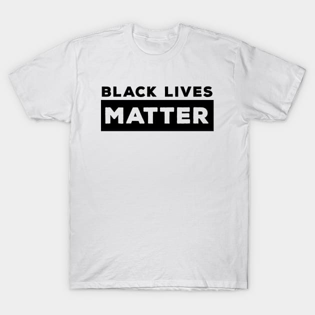 Black Lives Matter Typographic Design T-Shirt by Jarecrow 